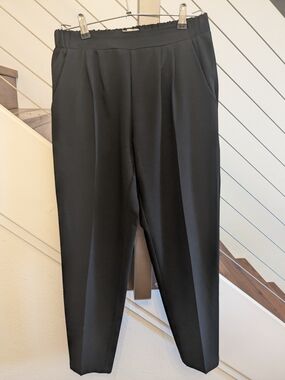 Minimum Black Tailored Waistband Trousers